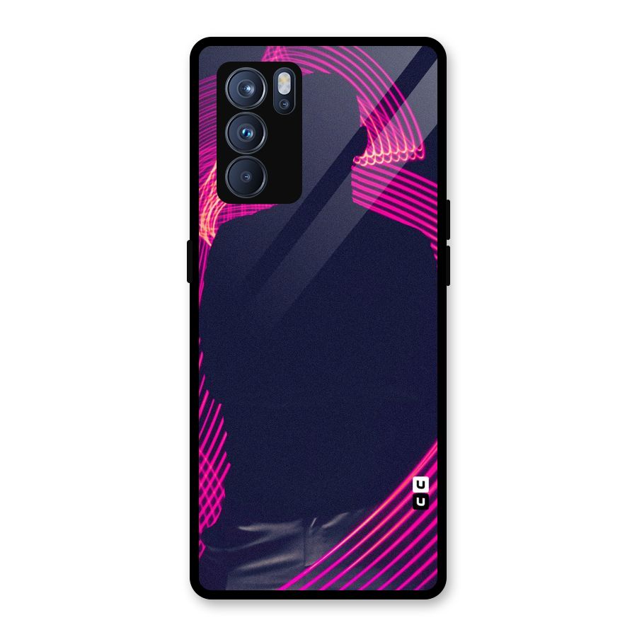 Dark Night DJ Glass Back Case for Oppo Reno6 Pro 5G