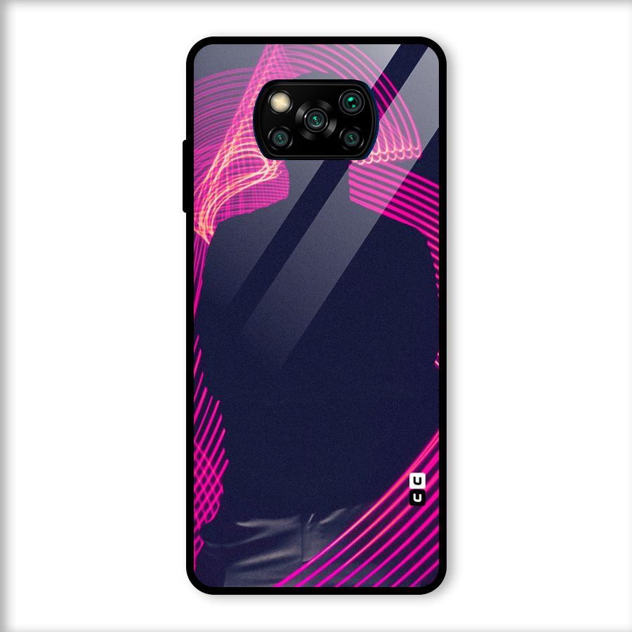 Dark Night DJ Glass Back Case for Poco X3