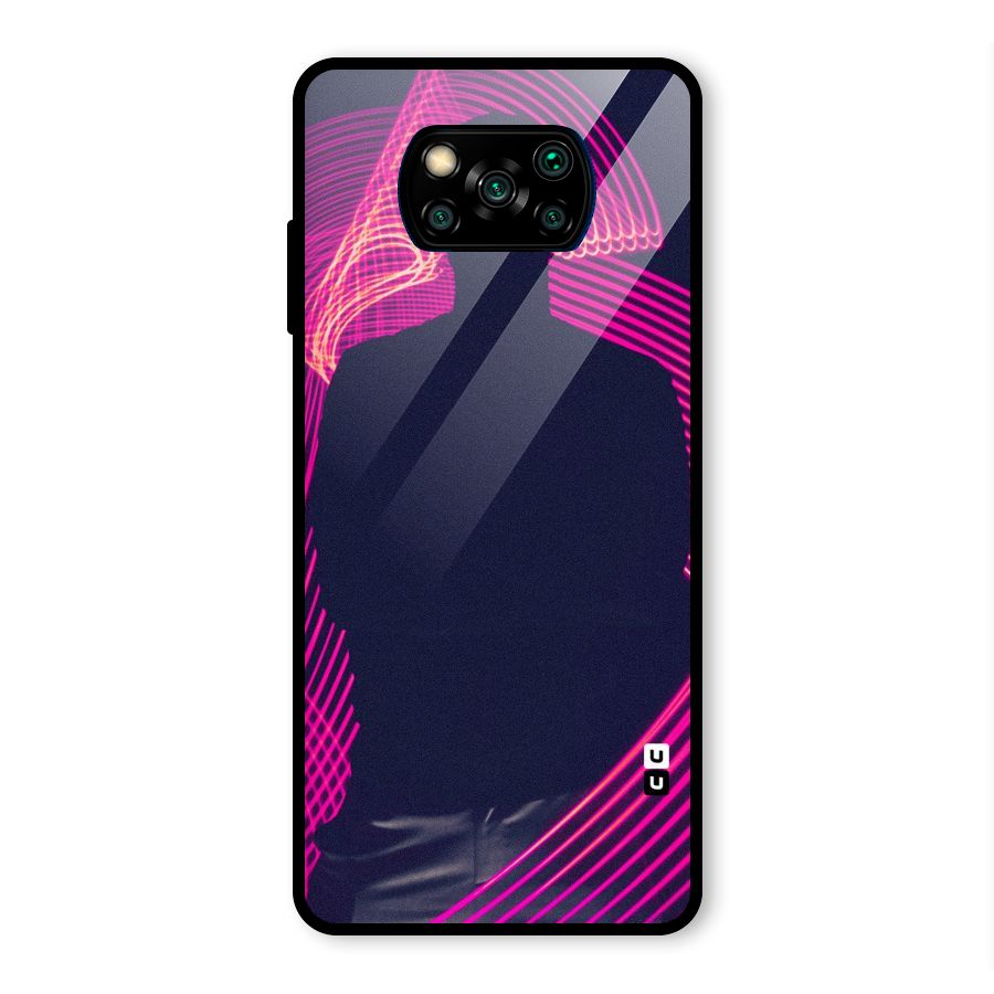 Dark Night DJ Glass Back Case for Poco X3 Pro