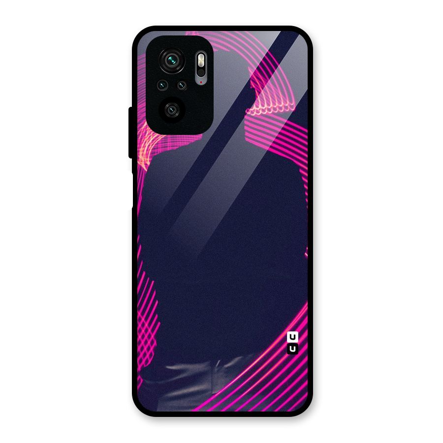 Dark Night DJ Glass Back Case for Redmi Note 10S