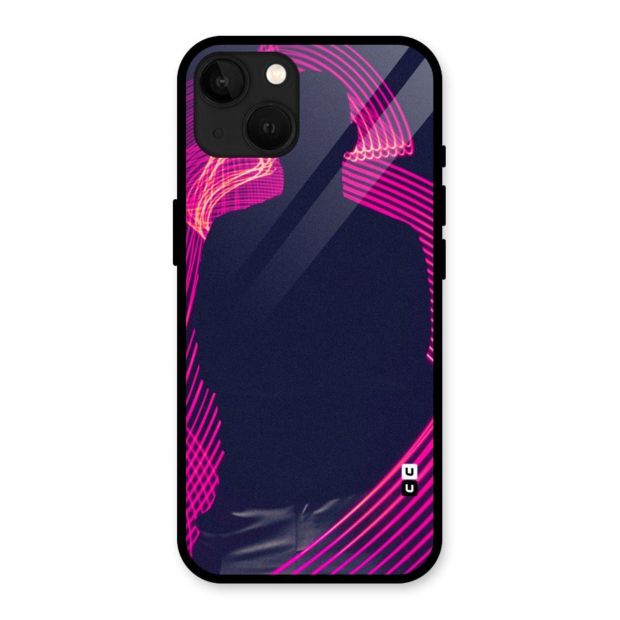 Dark Night DJ Glass Back Case for iPhone 13