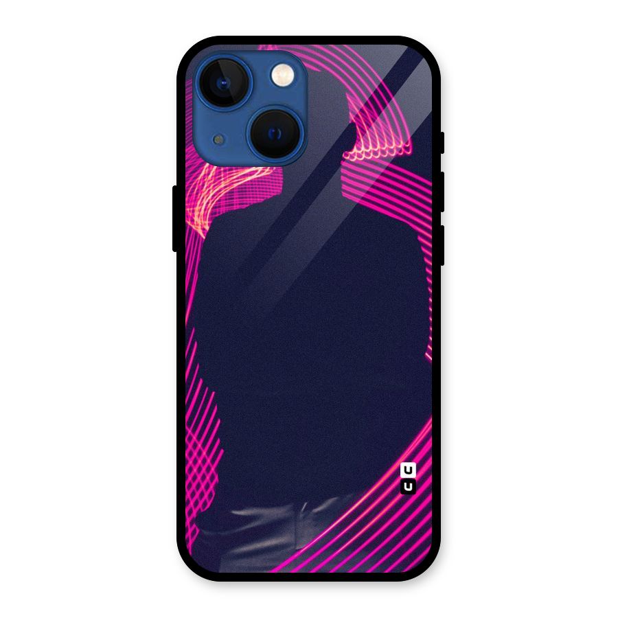 Dark Night DJ Glass Back Case for iPhone 13 Mini