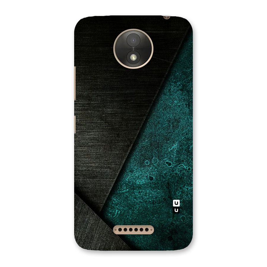 Dark Olive Green Back Case for Moto C Plus