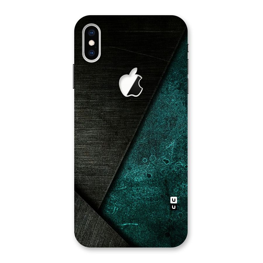 Dark Olive Green Back Case for iPhone XS Max Apple Cut