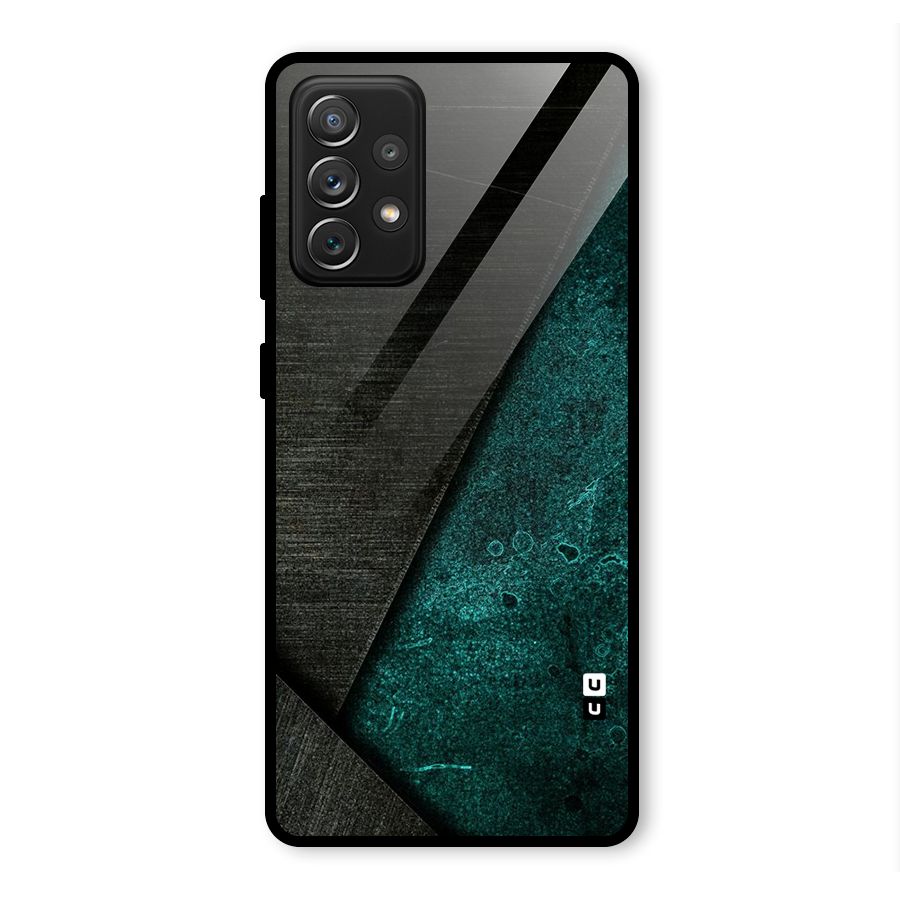 Dark Olive Green Glass Back Case for Galaxy A72