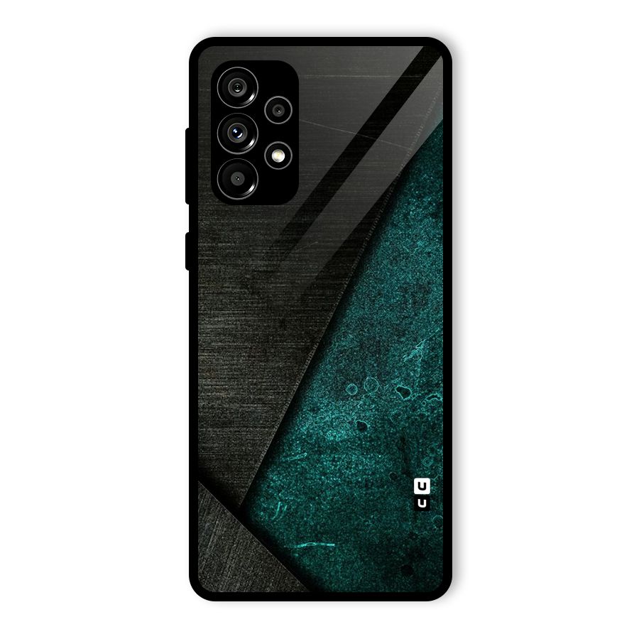 Dark Olive Green Glass Back Case for Galaxy A73 5G