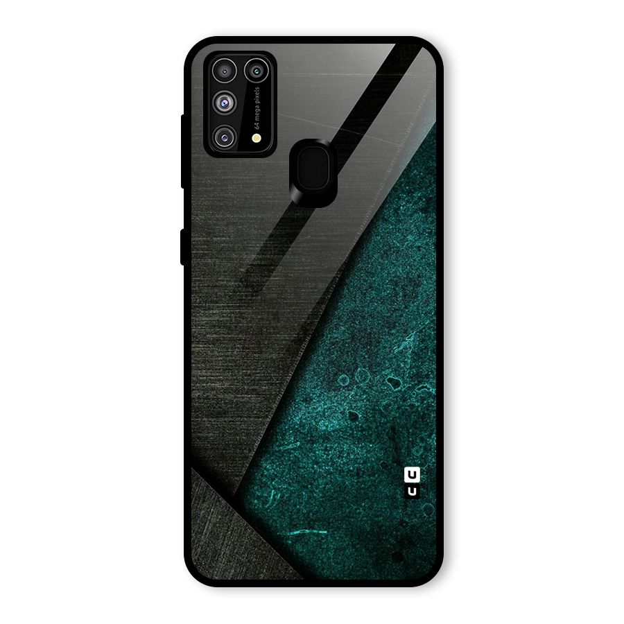 Dark Olive Green Glass Back Case for Galaxy F41