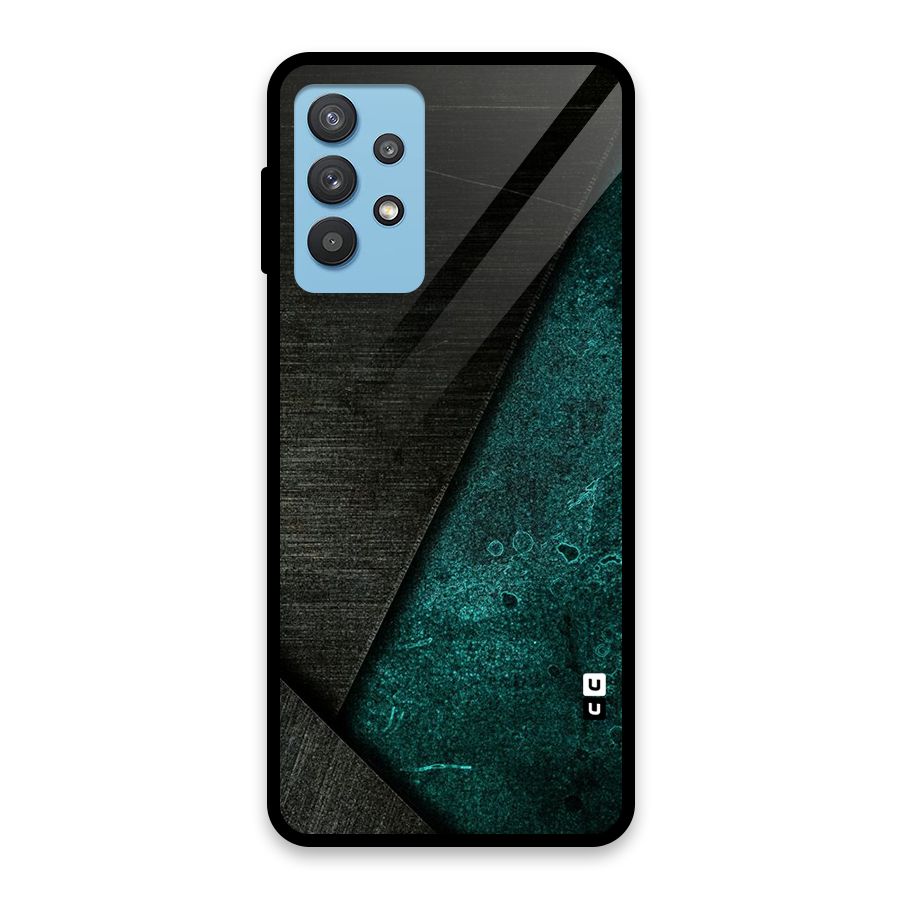 Dark Olive Green Glass Back Case for Galaxy M32 5G