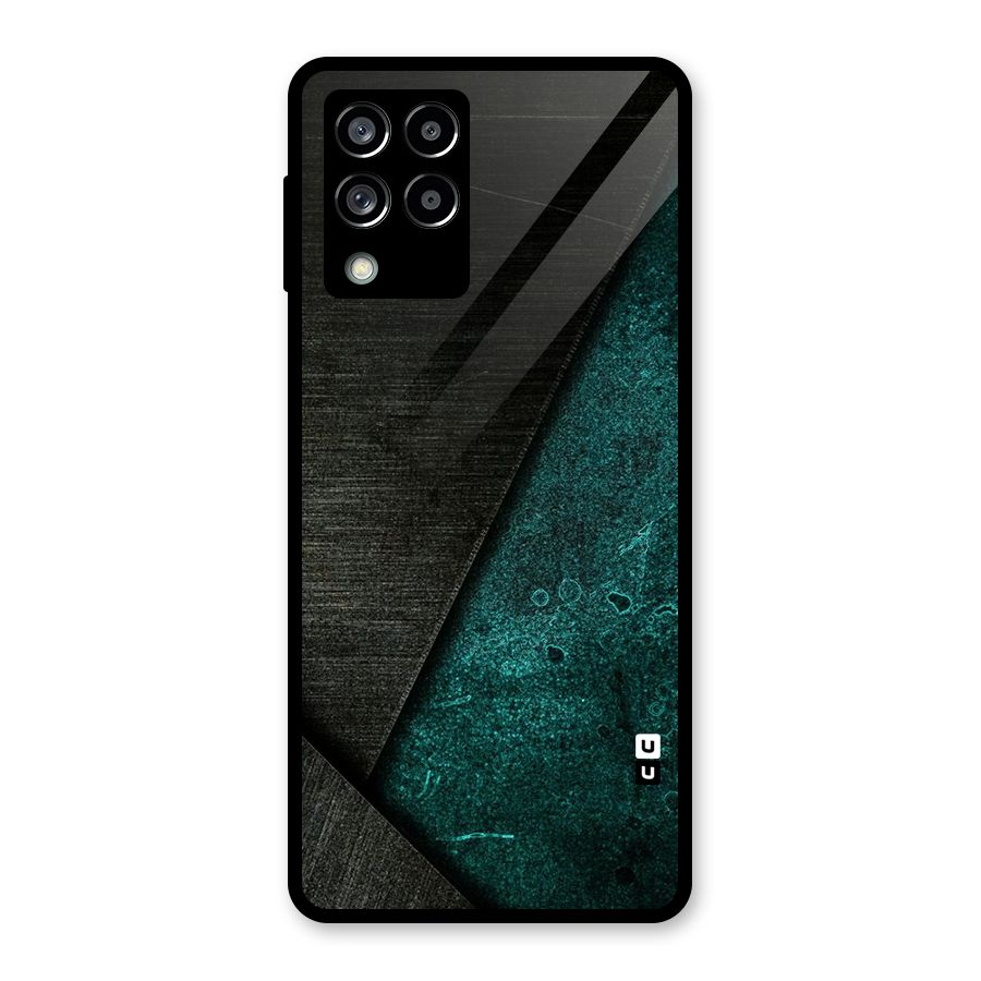 Dark Olive Green Glass Back Case for Galaxy M53 5G
