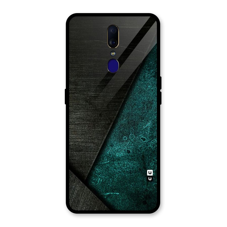 Dark Olive Green Glass Back Case for Oppo F11