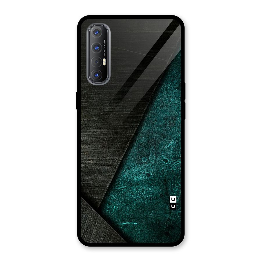 Dark Olive Green Glass Back Case for Oppo Reno3 Pro