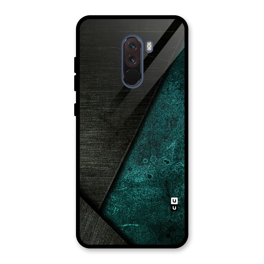 Dark Olive Green Glass Back Case for Poco F1