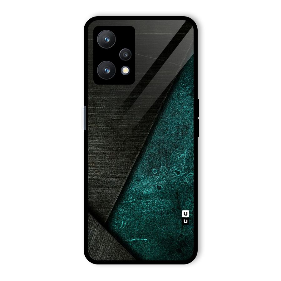 Dark Olive Green Glass Back Case for Realme 9 Pro 5G