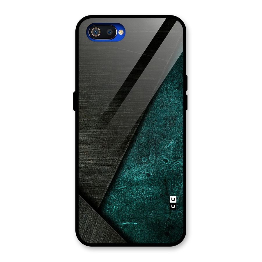 Dark Olive Green Glass Back Case for Realme C2