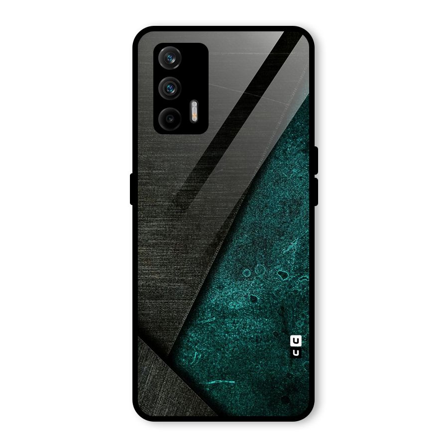 Dark Olive Green Glass Back Case for Realme GT 5G
