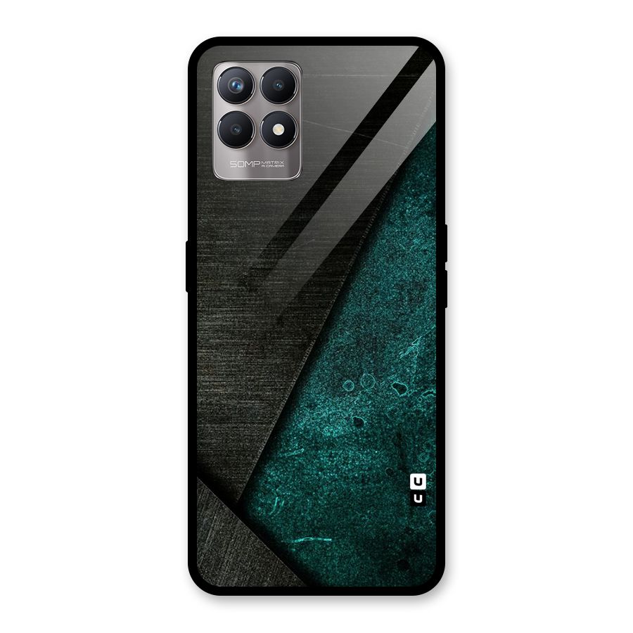 Dark Olive Green Glass Back Case for Realme Narzo 50