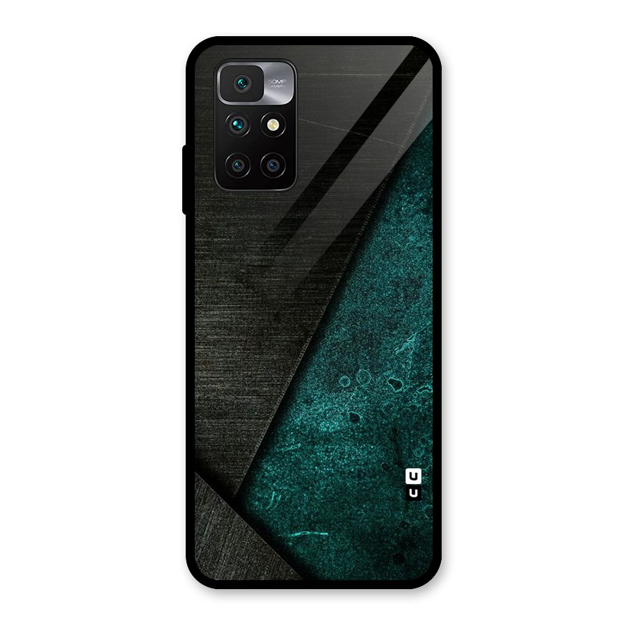 Dark Olive Green Glass Back Case for Redmi 10 Prime