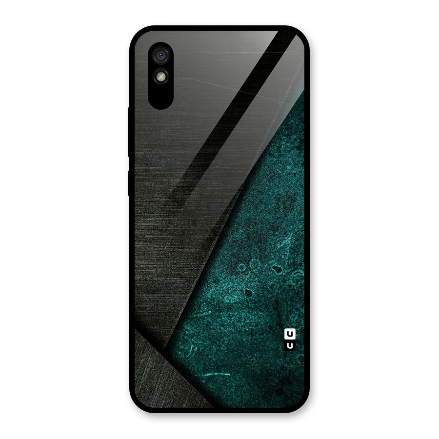 Dark Olive Green Glass Back Case for Redmi 9A