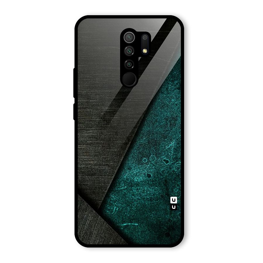 Dark Olive Green Glass Back Case for Redmi 9 Prime