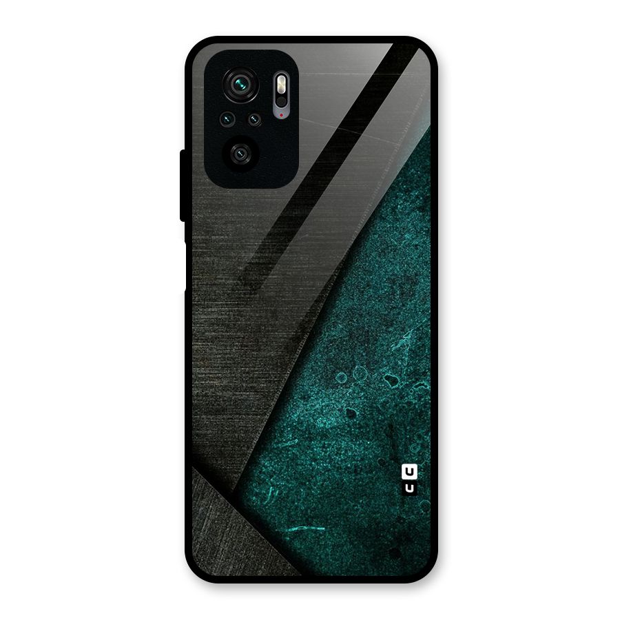 Dark Olive Green Glass Back Case for Redmi Note 10S