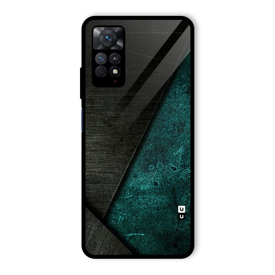 Dark Olive Green Glass Back Case for Redmi Note 11 Pro