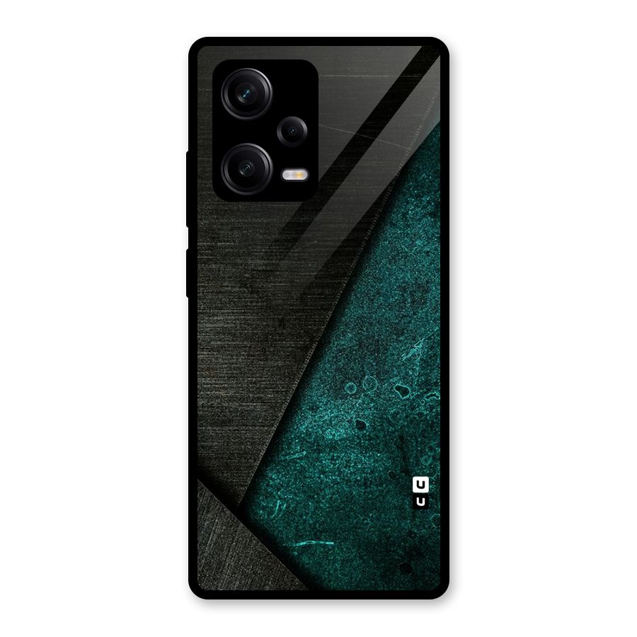 Dark Olive Green Glass Back Case for Redmi Note 12 Pro