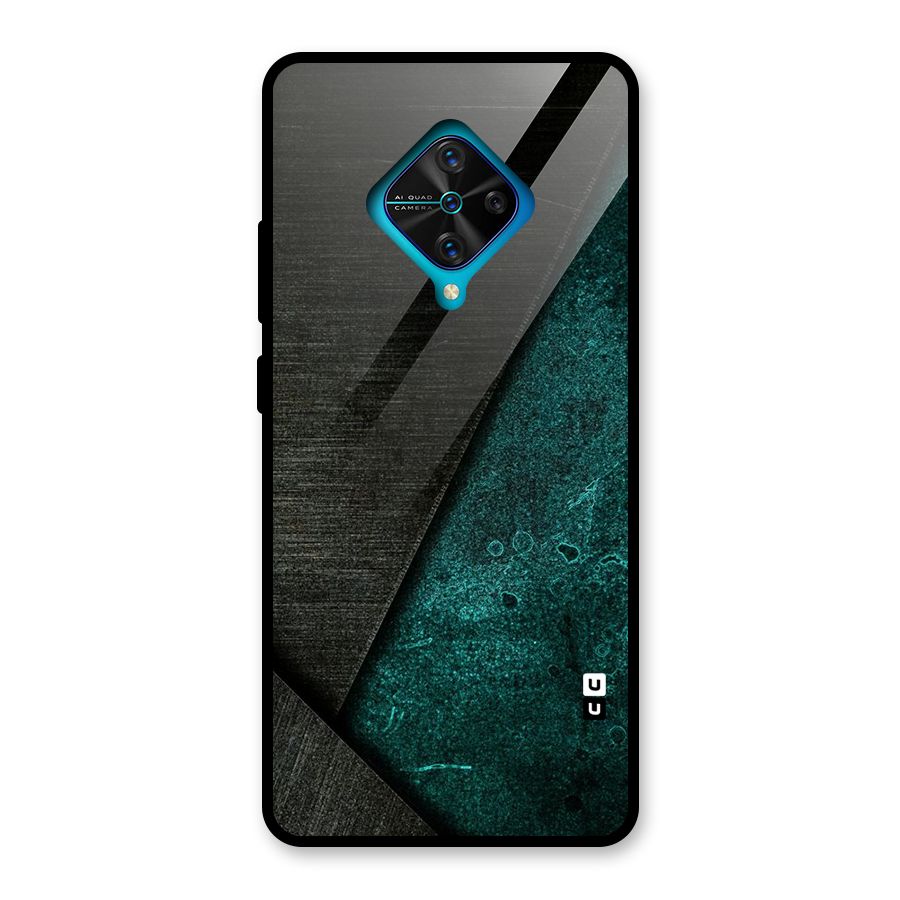 Dark Olive Green Glass Back Case for Vivo S1 Pro