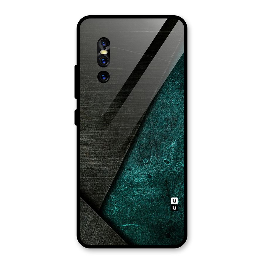 Dark Olive Green Glass Back Case for Vivo V15 Pro