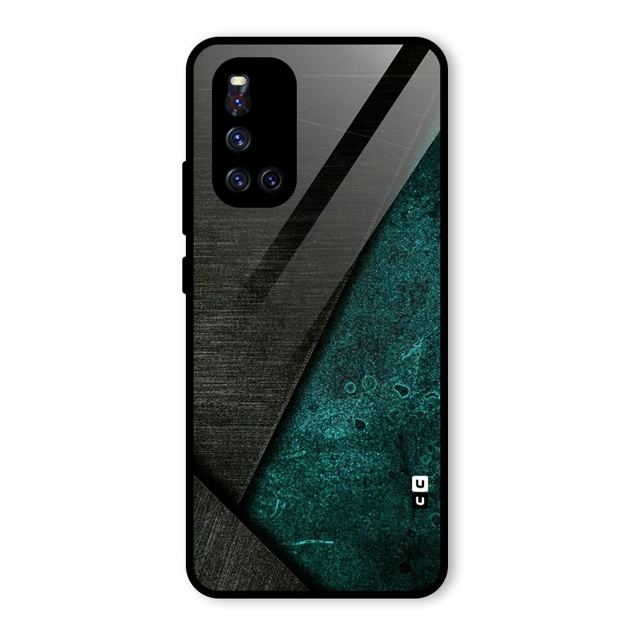 Dark Olive Green Glass Back Case for Vivo V19