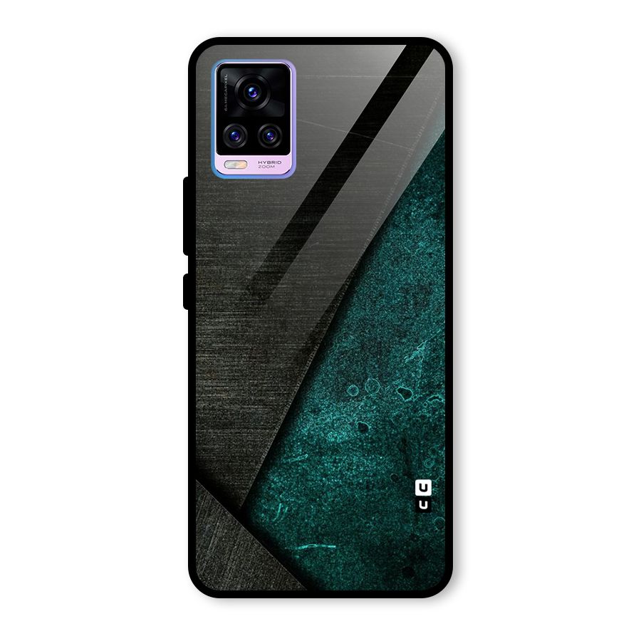 Dark Olive Green Glass Back Case for Vivo V20 Pro