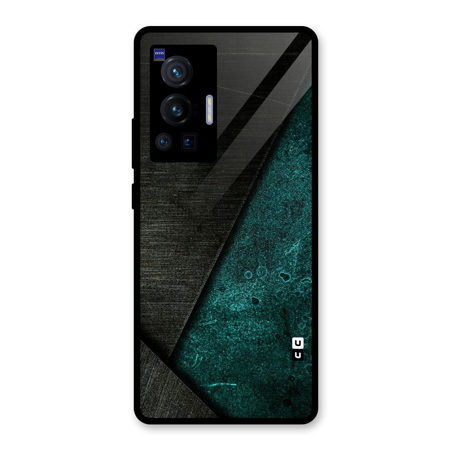Dark Olive Green Glass Back Case for Vivo X70 Pro