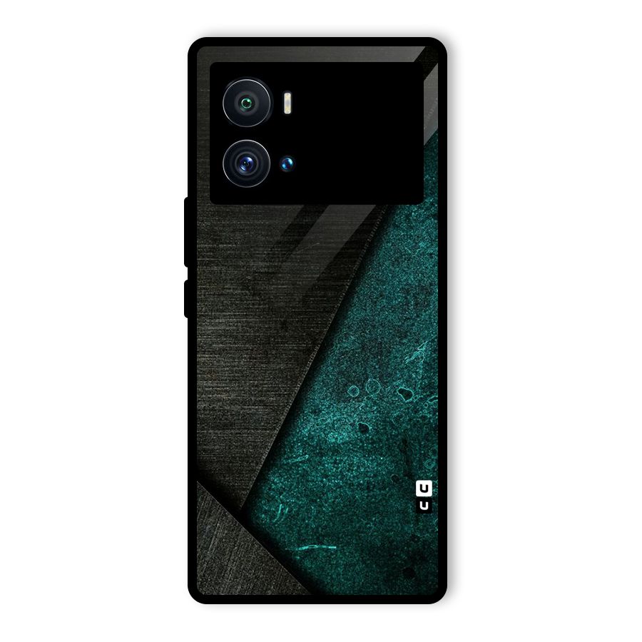 Dark Olive Green Glass Back Case for Vivo iQOO 9 Pro