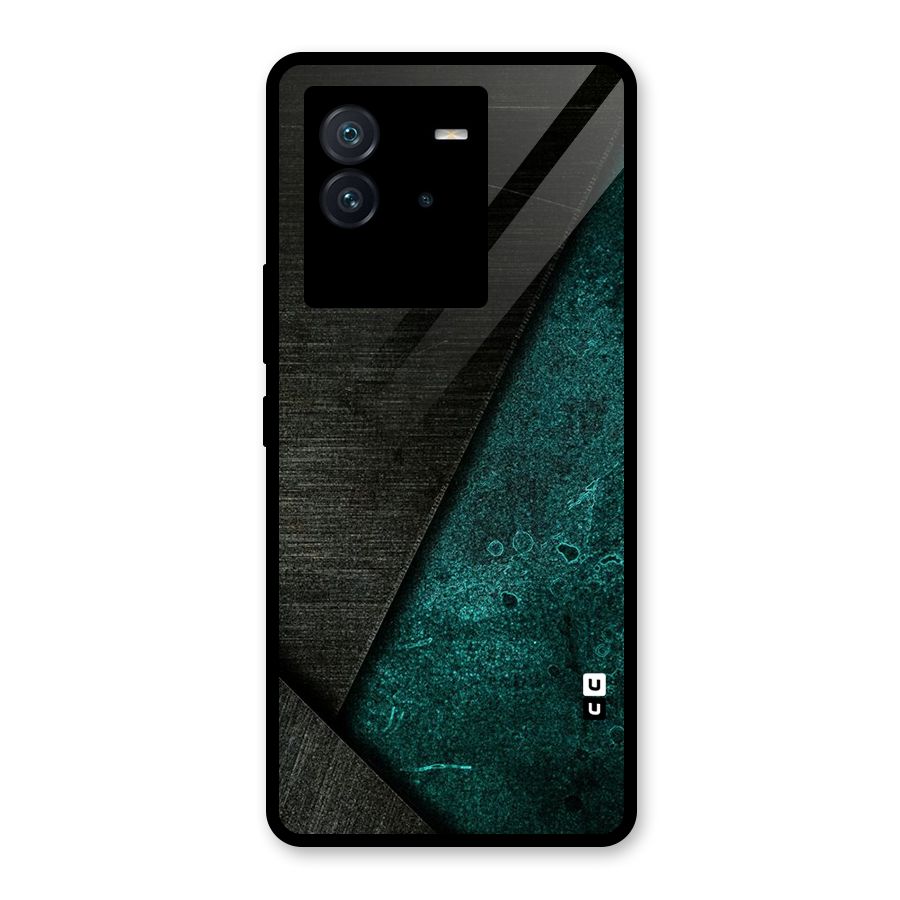 Dark Olive Green Glass Back Case for Vivo iQOO Neo 6 5G