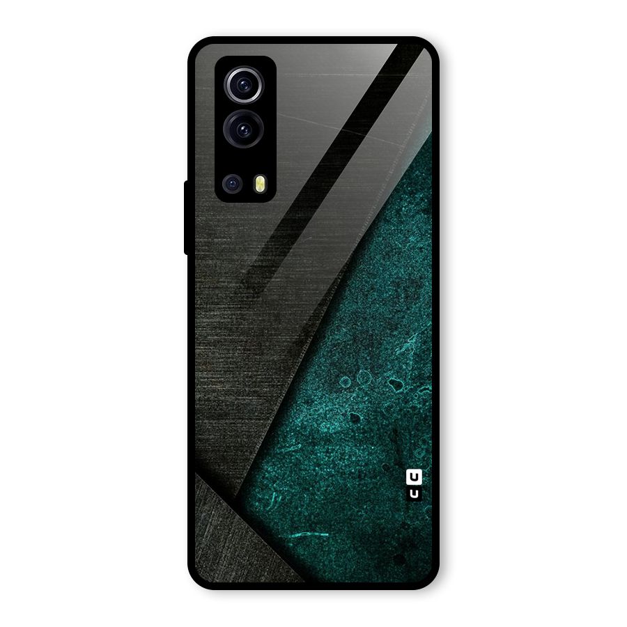 Dark Olive Green Glass Back Case for Vivo iQOO Z3