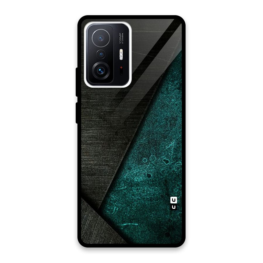 Dark Olive Green Glass Back Case for Xiaomi 11T Pro
