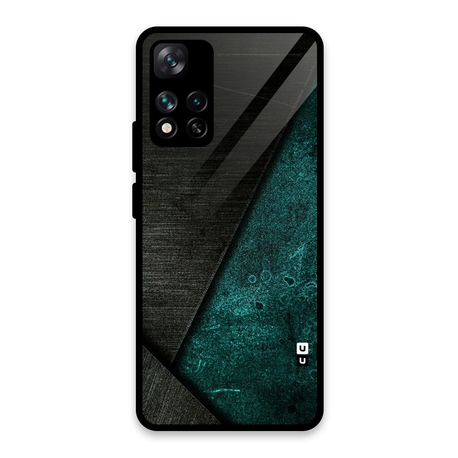 Dark Olive Green Glass Back Case for Xiaomi 11i HyperCharge 5G