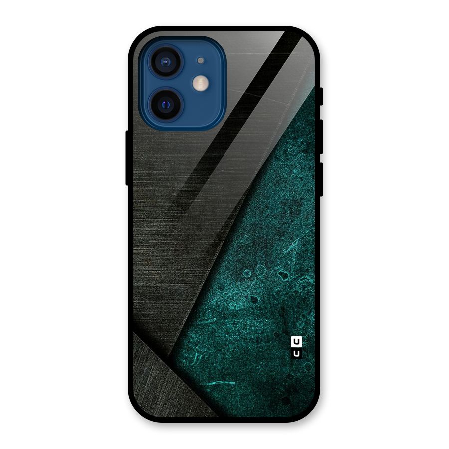 Dark Olive Green Glass Back Case for iPhone 12 Mini
