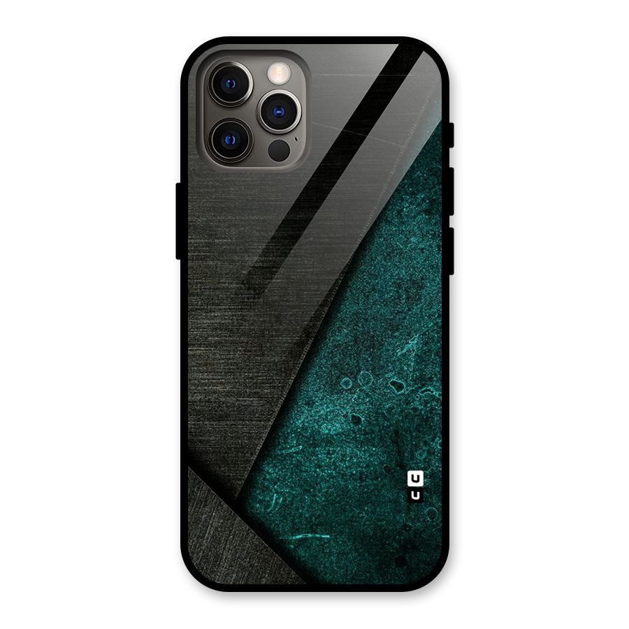 Dark Olive Green Glass Back Case for iPhone 12 Pro