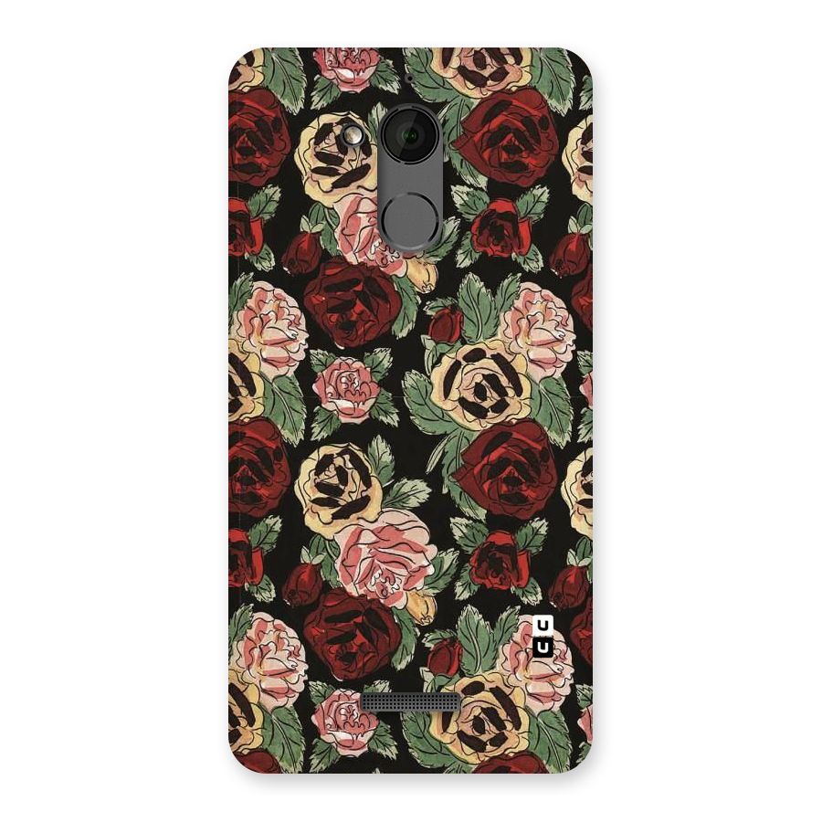 Dark Pastel Flowers Back Case for Coolpad Note 5