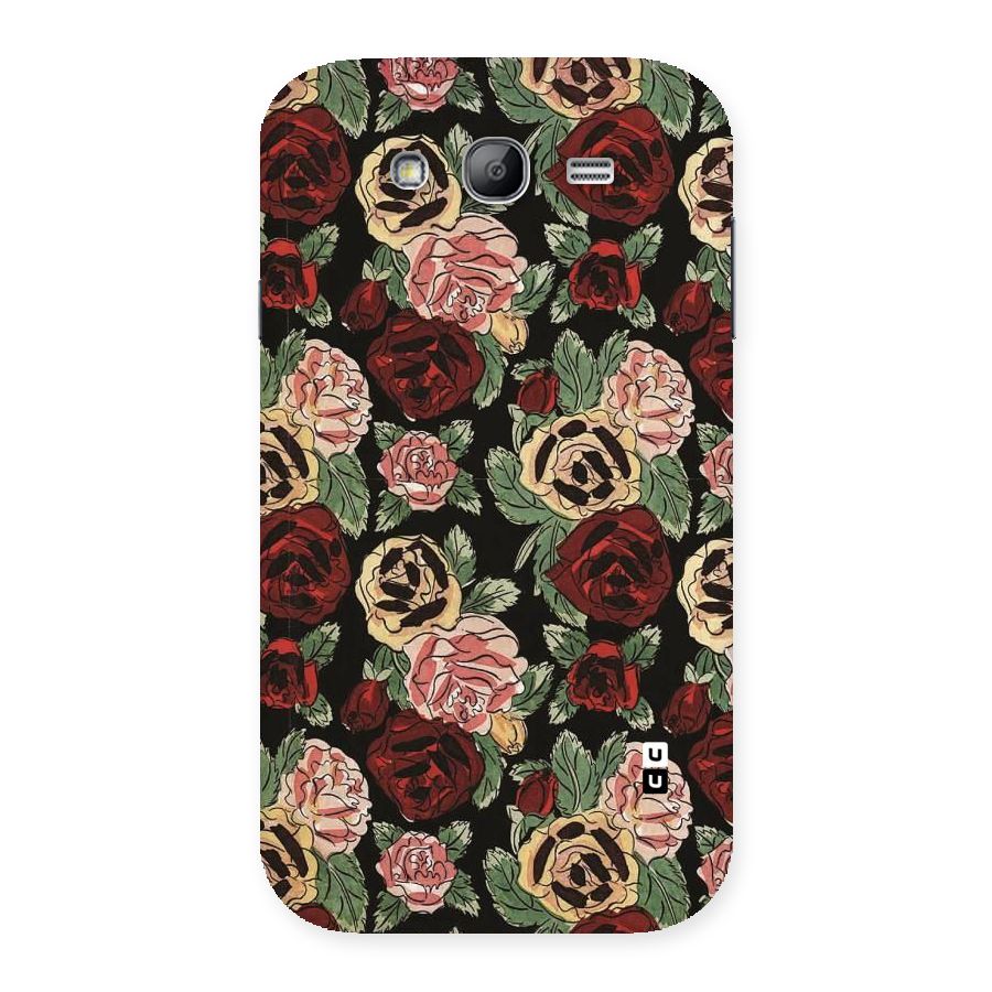 Dark Pastel Flowers Back Case for Galaxy Grand Neo Plus