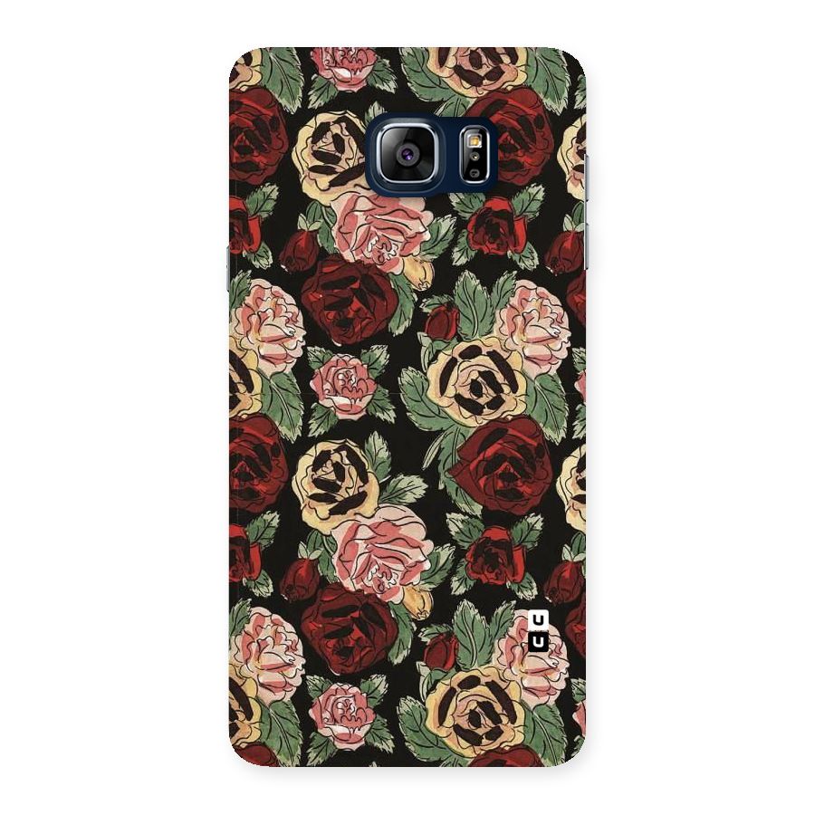Dark Pastel Flowers Back Case for Galaxy Note 5