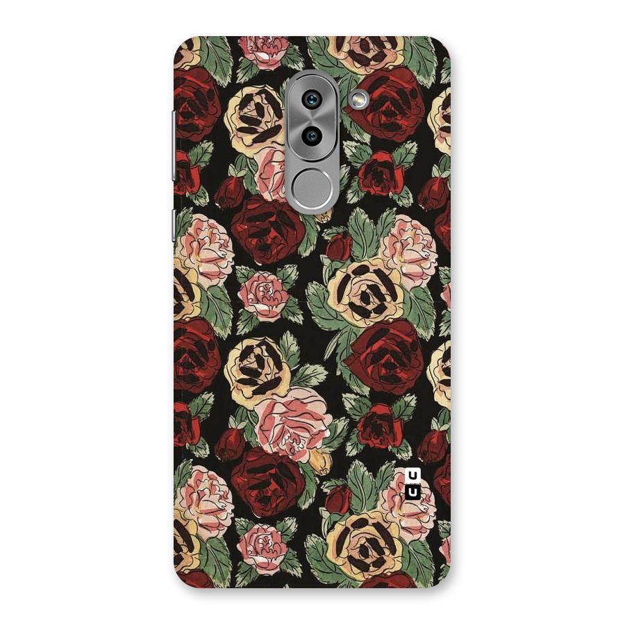Dark Pastel Flowers Back Case for Honor 6X