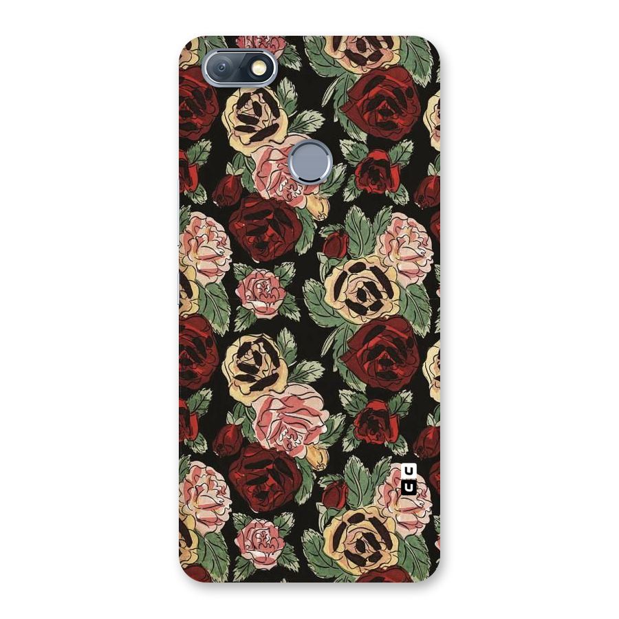 Dark Pastel Flowers Back Case for Infinix Note 5