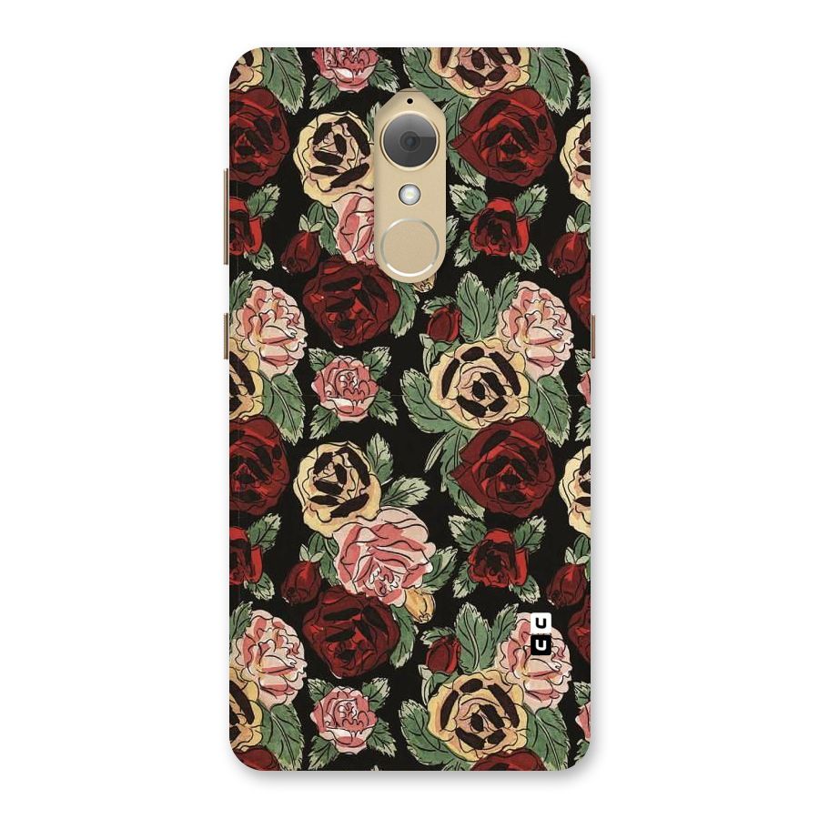 Dark Pastel Flowers Back Case for Lenovo K8