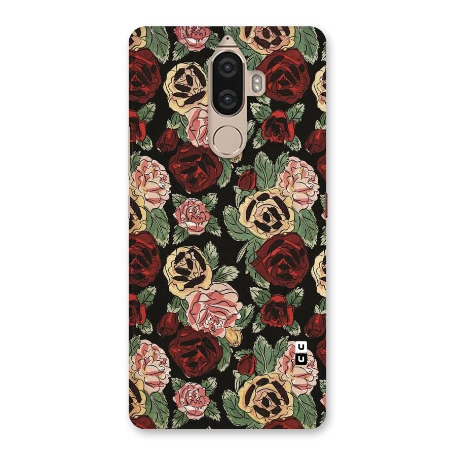 Dark Pastel Flowers Back Case for Lenovo K8 Note