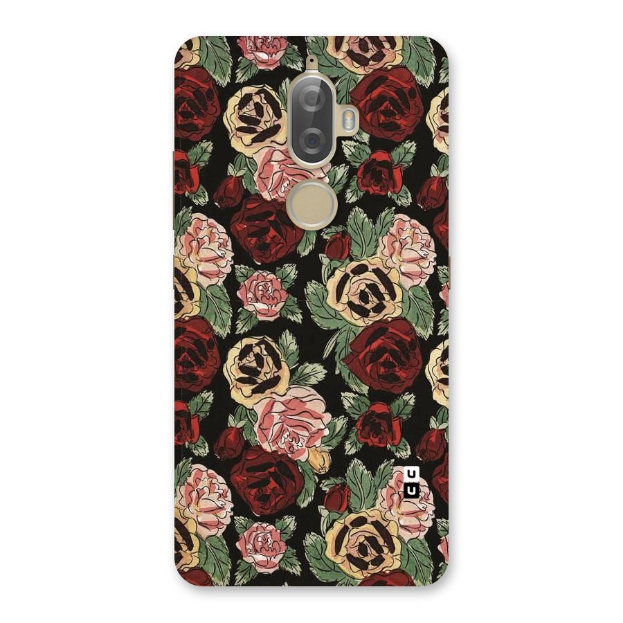 Dark Pastel Flowers Back Case for Lenovo K8 Plus