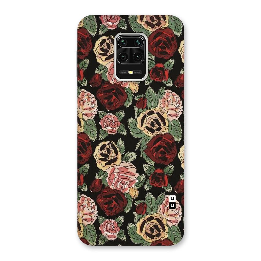 Dark Pastel Flowers Back Case for Poco M2 Pro