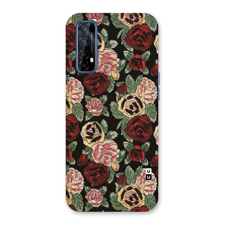 Dark Pastel Flowers Back Case for Realme Narzo 20 Pro