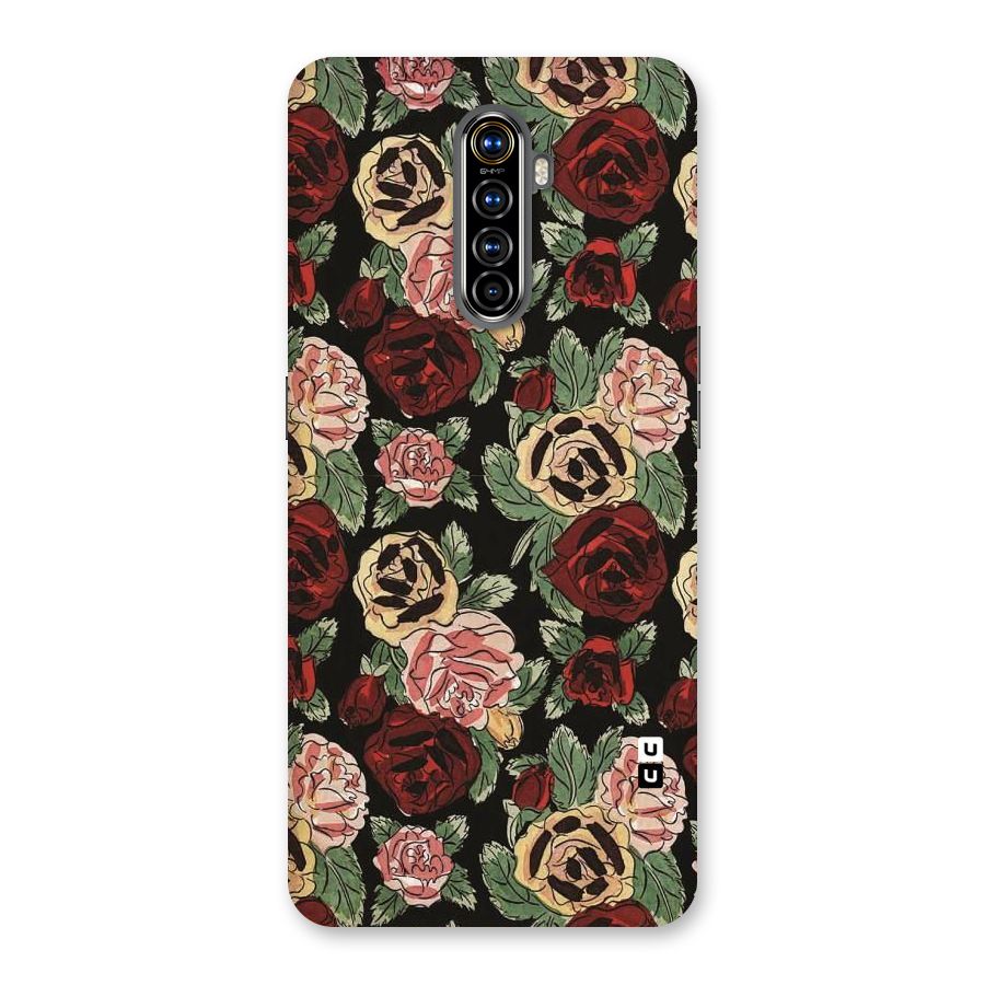 Dark Pastel Flowers Back Case for Realme X2 Pro