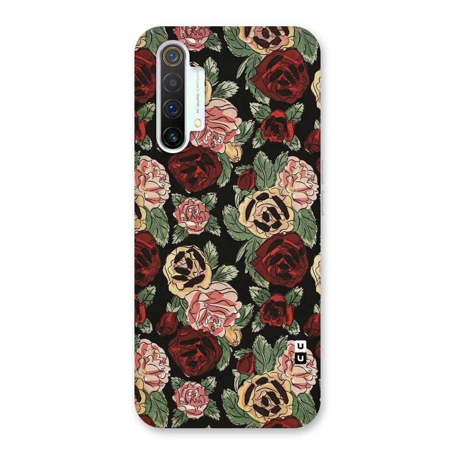 Dark Pastel Flowers Back Case for Realme X3 SuperZoom